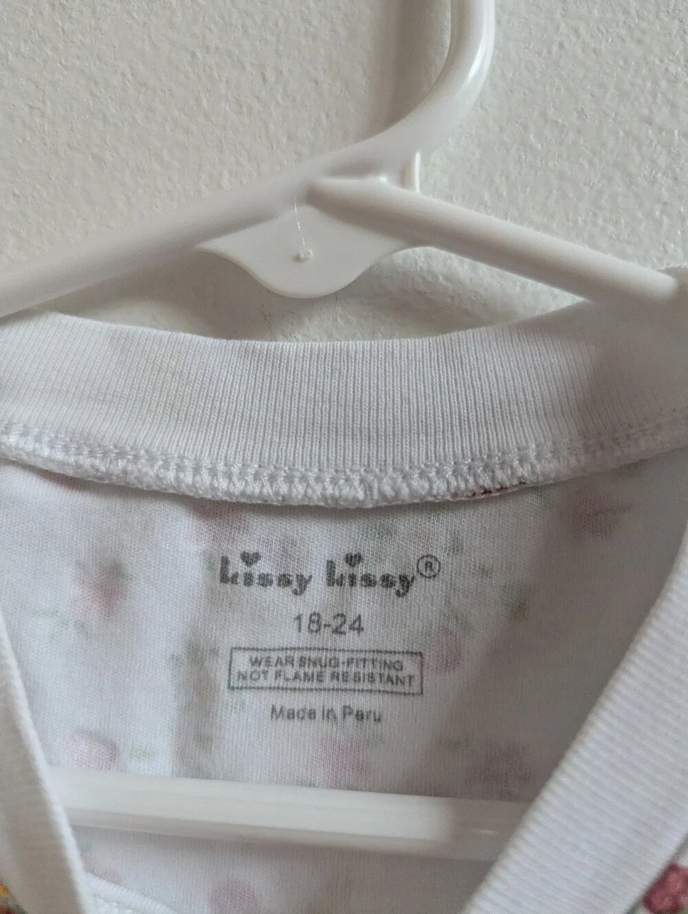 Kissy Kissy Pajamas Top Girls 18-24m Strawberry
